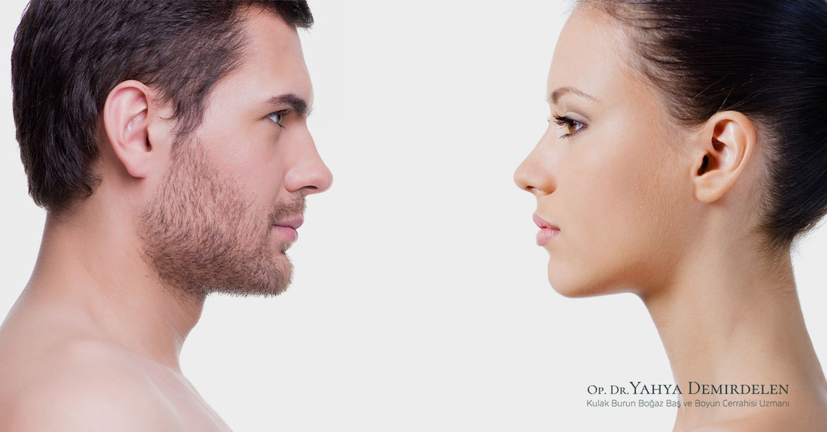 The Difference in Female and Male in Rhinoplasty